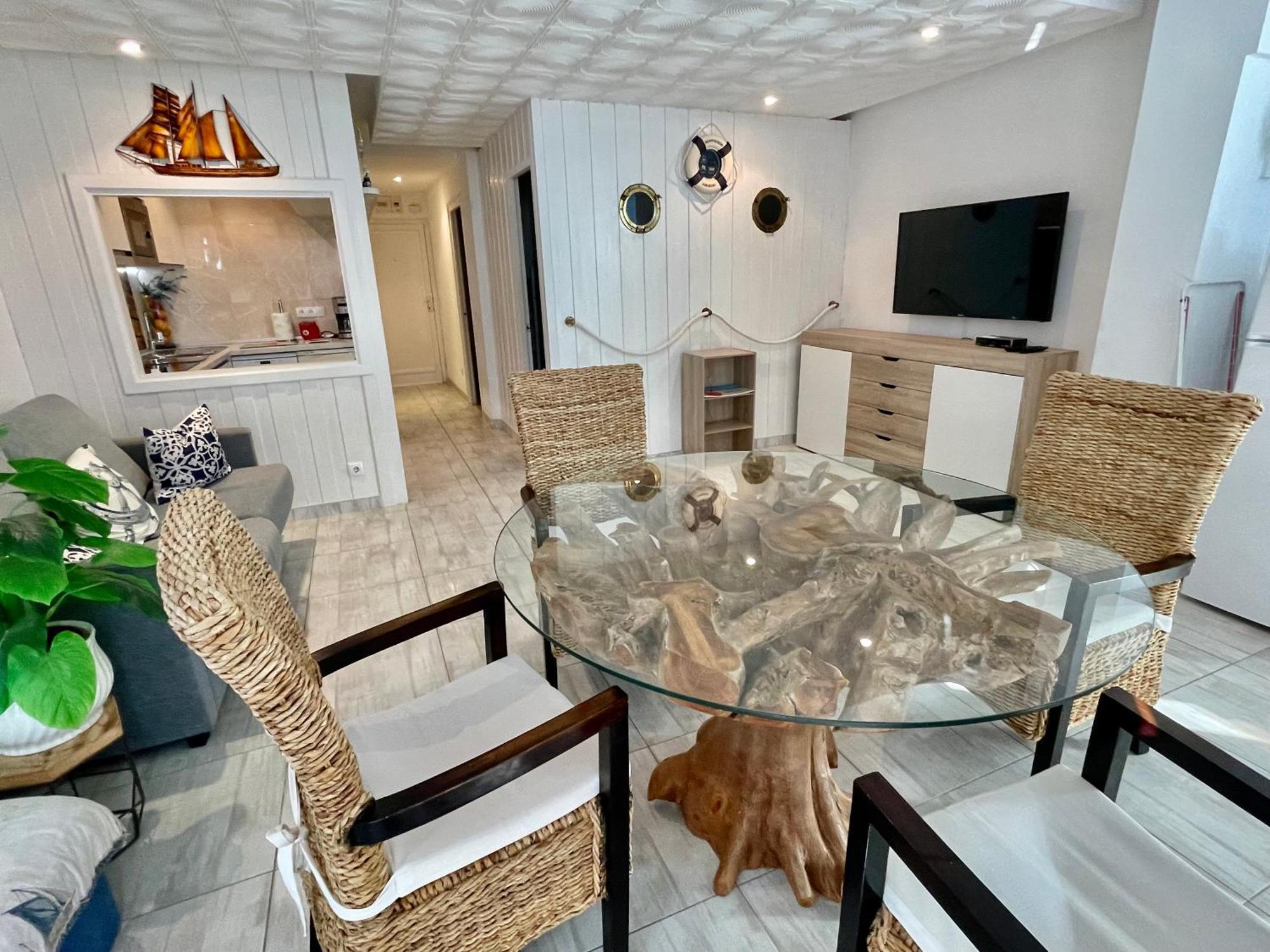 Magnifique Appartement En Front De Mer, Caneylles Росас Экстерьер фото
